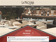 Tablet Screenshot of grupolamaquina.es